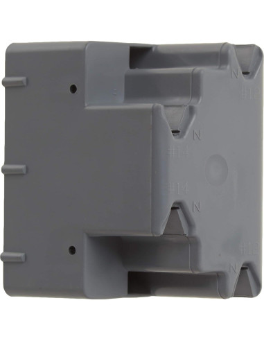 Caja Ajustable de Profundidad Southwire MSB1G4PK Gris 4 Unidades