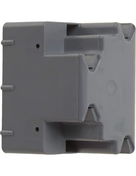 Caja Ajustable de Profundidad Southwire MSB1G4PK Gris 4 Unidades