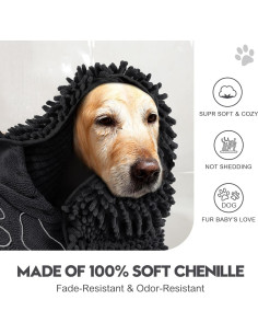 Toalla de Microfibra para Perros Newwiee 4 Piezas 81x36cm 2