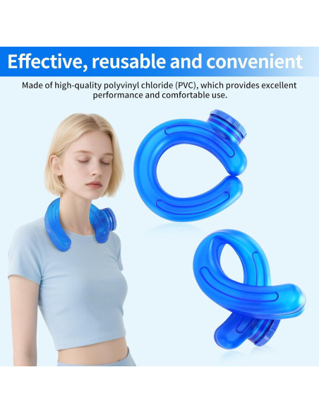 Tubo de Enfriamiento para el Cuello Yokulamo - Negro, Reutilizable Tubo de Enfriamiento para el Cuello Yokulamo - Negro, Reutilizable