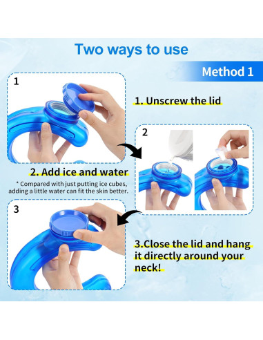 Tubo de Enfriamiento para el Cuello Yokulamo - Negro, Reutilizable