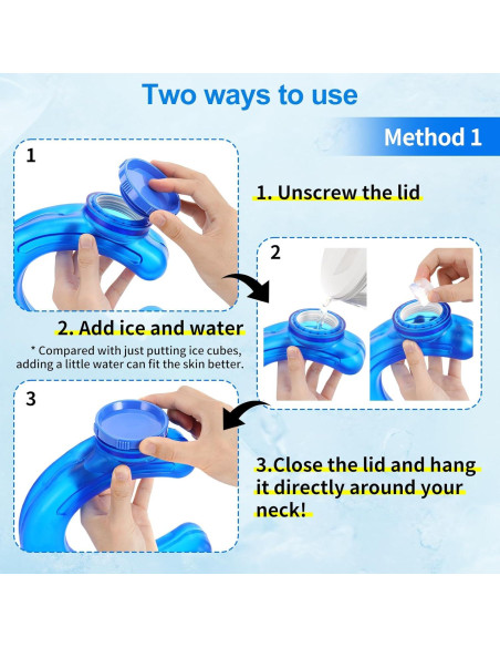 Tubo de Enfriamiento para el Cuello Yokulamo - Negro, Reutilizable Tubo de Enfriamiento para el Cuello Yokulamo - Negro, Reutilizable