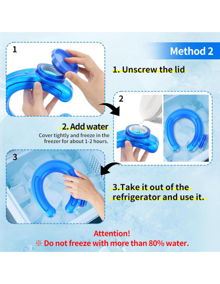 Tubo de Enfriamiento para el Cuello Yokulamo - Negro, Reutilizable Tubo de Enfriamiento para el Cuello Yokulamo - Negro, Reutilizable