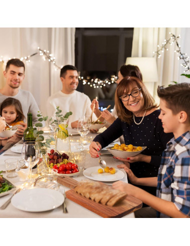 Tablas de Cortar de Madera de Acacia Geetery 16 Pcs 30x15 cm