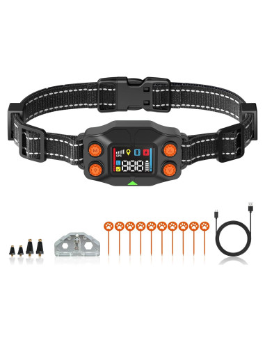 Sistema de Cerca Inalámbrica GPS para Perros Chwwen F830, 21-914m