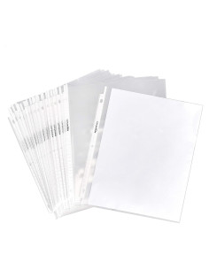 Protecciones de hojas Amazon Basics 100-paquete 21.6x27.9 cm
