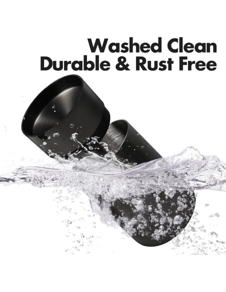 Cenicero de Acero Inoxidable JOCHA a Prueba de Olores 2 PACK