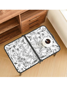 Mesa Plegable de Camping YihuiKo Toile de Jouy 61 cm Ajustable 2