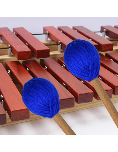 Mallets de Marimba Yolyoo de Hilo Duro Medio con Mango de Arce