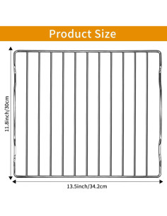 Rejilla para Freidora de Aire Ninja SP151 34.3x29.9 cm Acero Inoxidable 2