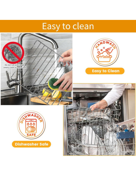 Rejilla para Freidora de Aire Ninja SP151 34.3x29.9 cm Acero Inoxidable