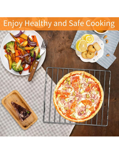 Rejilla para Freidora de Aire Ninja SP151 34.3x29.9 cm Acero Inoxidable