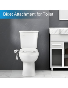 Bidet Ultra Delgado Flowyspa con Doble Boquilla y Ajuste de Agua 2