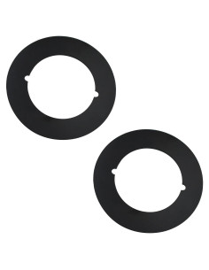 Placa de Cicatriz Rsoise 54 mm Interior 89 mm Exterior Negro 2 Pcs