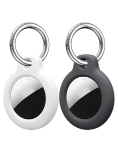 Paquete de 2 Fundas de Silicona para AirTag Apple - Protección Durable