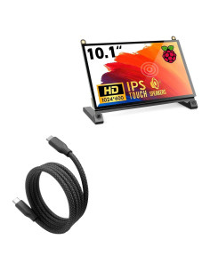 Cable USB-C BoxWave SnapWrap 0.91m 240W Trenzado Negro