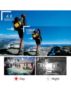 Cámara de Seguridad Mini WiFi 4K Genérico con Visión Nocturna 2