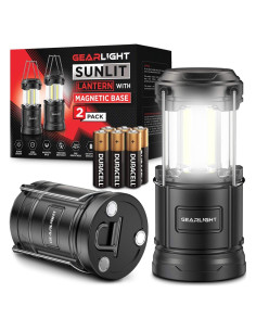 Linterna de Camping GearLight - 2 LED Portátiles con Gancho