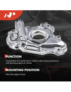 Bomba de Aceite A-Premium para Toyota Corolla 1.8L 1998-2008 2