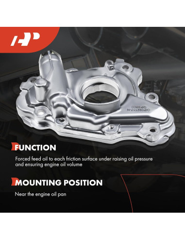 Bomba de Aceite A-Premium para Toyota Corolla 1.8L 1998-2008