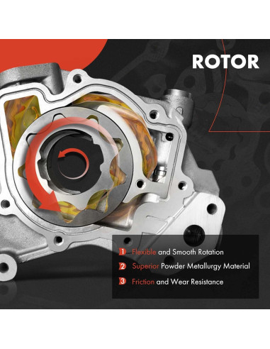 Bomba de Aceite A-Premium para Toyota Corolla 1.8L 1998-2008