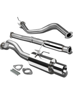Sistema de Escape Inoxidable DNA MOTORING CBE-HC922-NRT Honda Civic 92-00 2