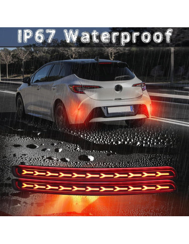 Kit de luces traseras LED ahumadas para Toyota Corolla 2019-2025