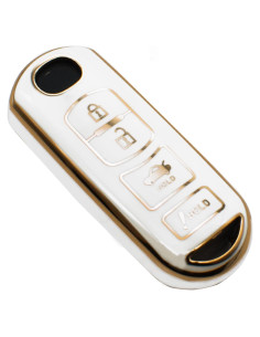 Cubierta de llavero FEYOUN para Mazda y Toyota 4 botones TPU