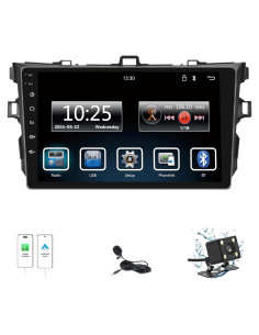 Radio Estéreo para Toyota Corolla 2007-2013 con Carplay y Android Auto