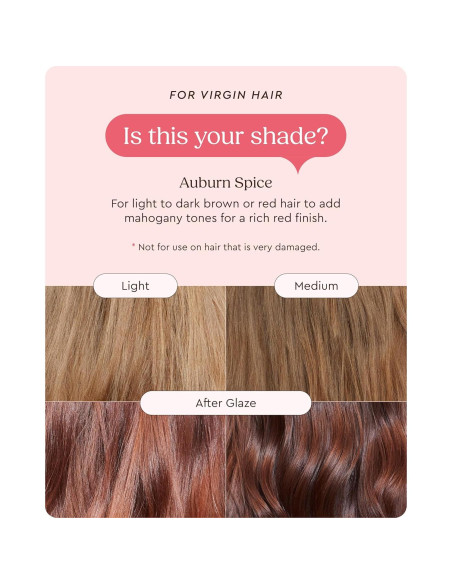 Glaseado Color Acondicionador Brillante Glaze 181 g - Especia Castaña