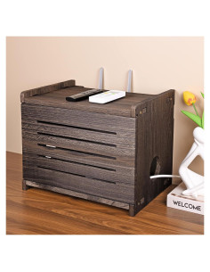 Estante para Router y Proyector BEARUT Madera Clásica