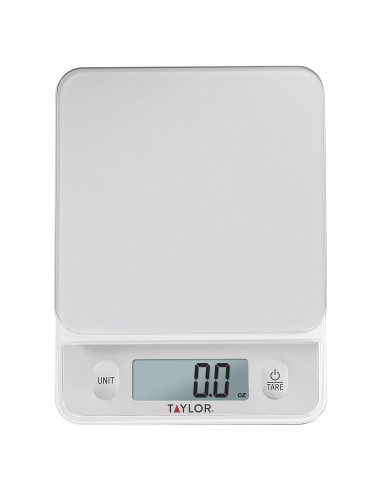 Báscula de Cocina Digital Taylor 5 kg Pantalla de Vidrio