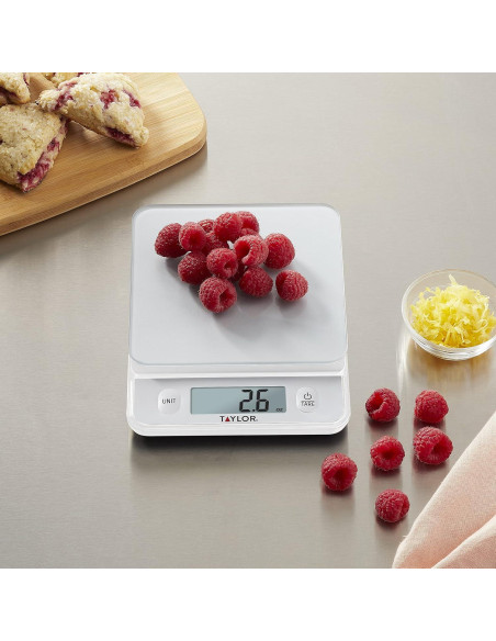 Báscula de Cocina Digital Taylor 5 kg Pantalla de Vidrio