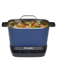 Olla Multicocina Digital PowerXL 7.5L Azul Medianoche 9 en 1
