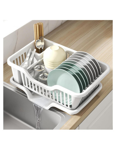 Escurridor de Platos Noamus Blanco 2 Piezas 44.5x27.3cm