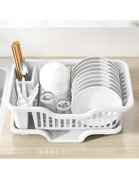 Escurridor de Platos Noamus Blanco 2 Piezas 44.5x27.3cm