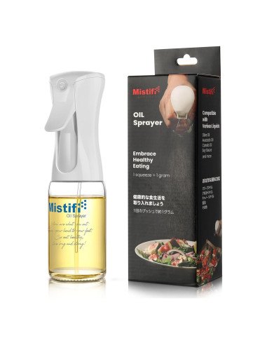Pulverizador de Aceite Mistifi 150ml Vidrio Neblina Fina PS630