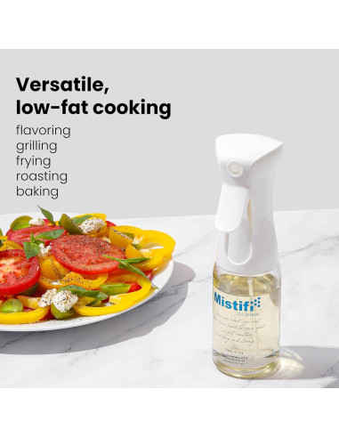 Pulverizador de Aceite Mistifi 150ml Vidrio Neblina Fina PS630