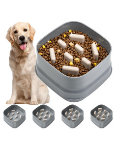 Cuenco de Comida Lenta SHARLOVY Ajustable para Perros Grandes