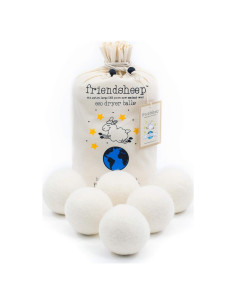 Bolas de Secado de Lana Friendsheep 6 Piezas Orgánicas XL
