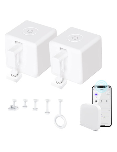 Fingerbot Inteligente MOES con Hub Bluetooth y Accesorios