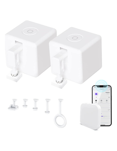 Fingerbot Inteligente MOES con Hub Bluetooth y Accesorios