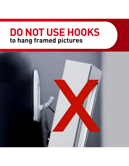 Ganchos Utilitarios Grandes Command - 14 Ganchos y 24 Tiras