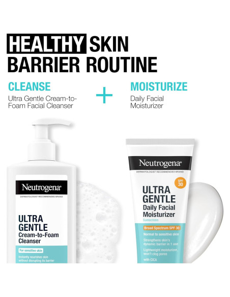Hidratante Facial Neutrogena Ultra Gentle SPF 30 100 ml Hidratante Facial Neutrogena Ultra Gentle SPF 30 100 ml