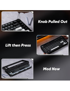 Teclado Mecánico MonsGeek M1 V5 75% Aluminio RGB 8000mAh 2