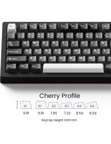 Teclado Mecánico MonsGeek M1 V5 75% Aluminio RGB 8000mAh