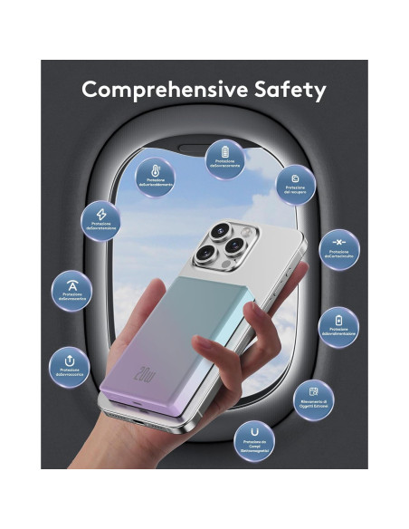 Banco de Poder Magnético 10000mAh Ntaanoo para iPhone Banco de Poder Magnético 10000mAh Ntaanoo para iPhone