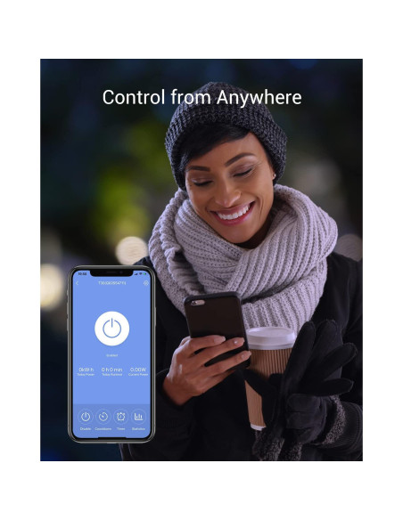 Enchufe Inteligente EZVIZ T30-B WiFi Control Remoto 1 Paquete