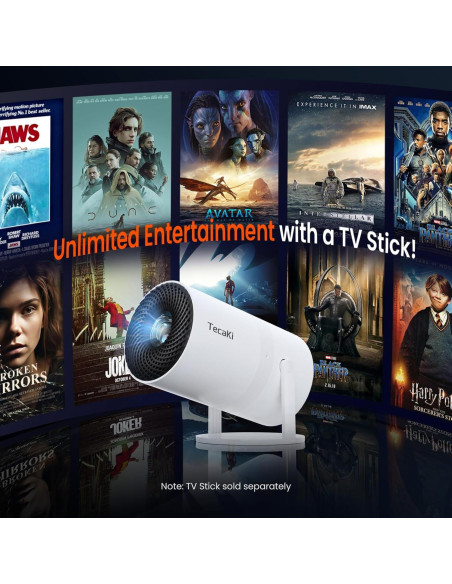 Proyector Mini Portátil Tecaki X3 1080P HD Bluetooth 5.2