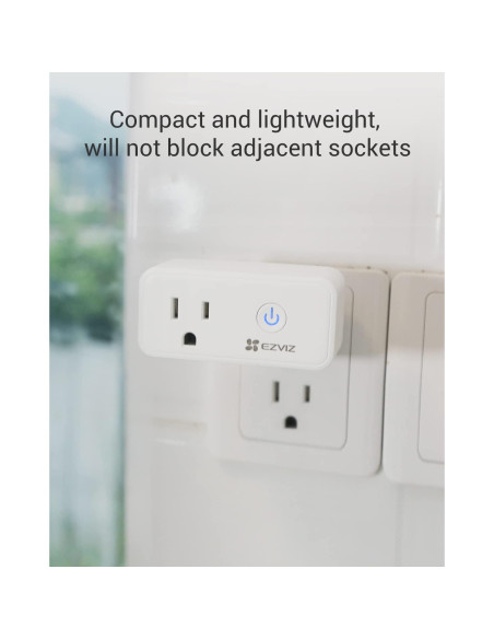 Enchufe Inteligente EZVIZ T30-B WiFi Control Remoto 1 Paquete